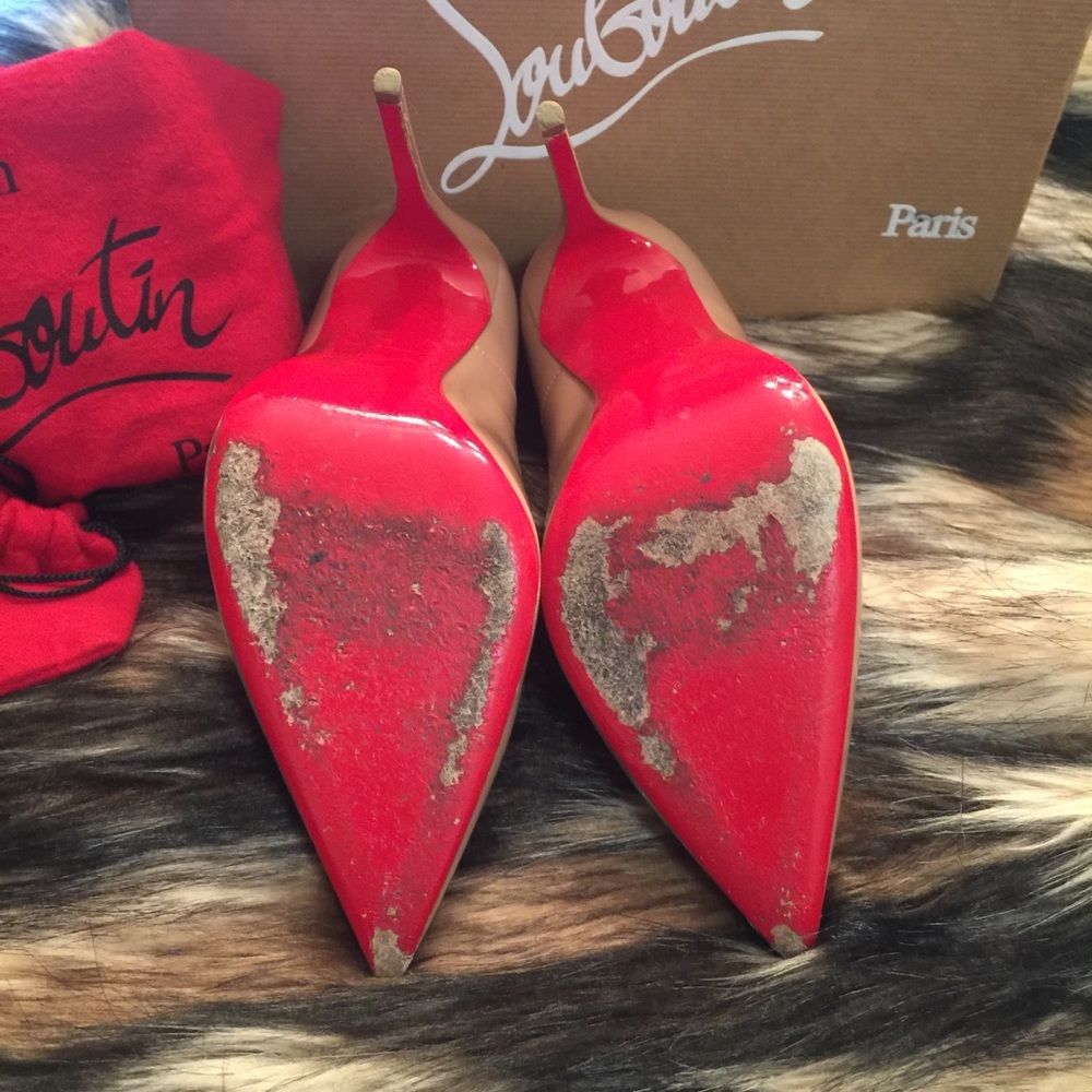 Christian Louboutin Size 38  Nude So Kate Pumps - Picture 5 of 8